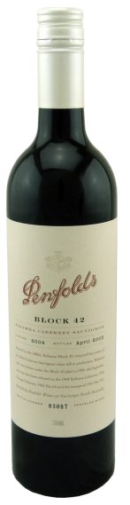 Penfolds Block 42 Cabernet 2004 750ml